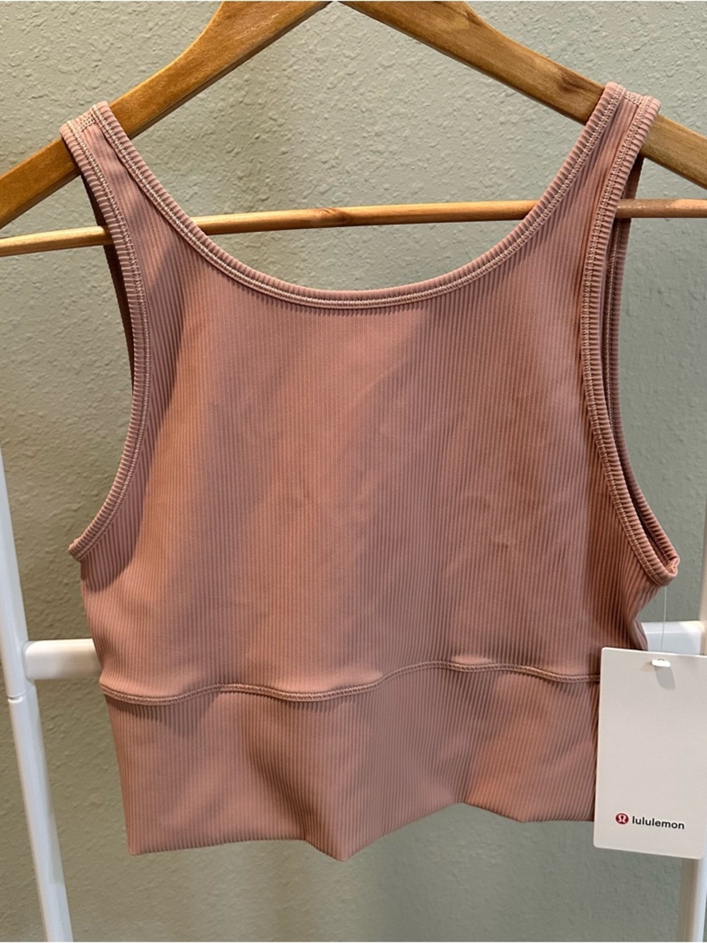 lululemon athletica Ribbed Scoop Neck Tank in Dusty Rose Blush